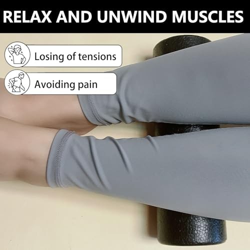 Travel Size Back Roller, High Density Foam Roller for Back Stretching, Black