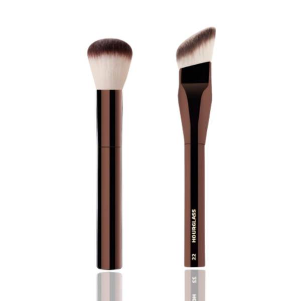 Hourglass Brush Set Foundation + Blush Makeup Brushes Soft Synthetic