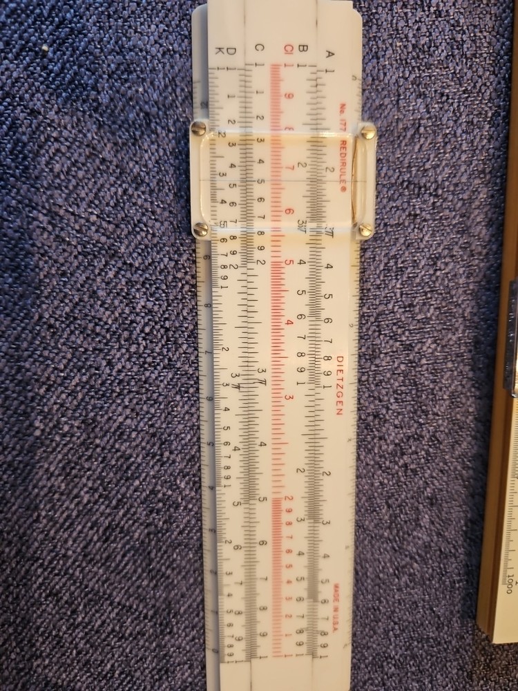 Two Slide Rules, Post 1447 And Dietzgen 1771 Redirule