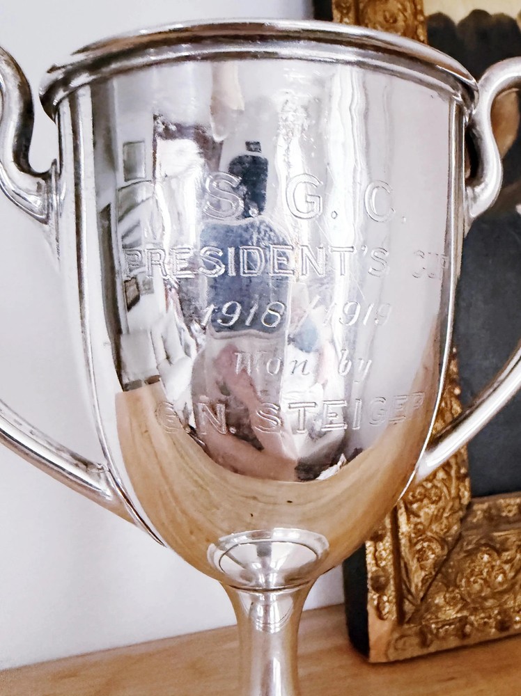 1919 Sterling Silver Golf Trophy