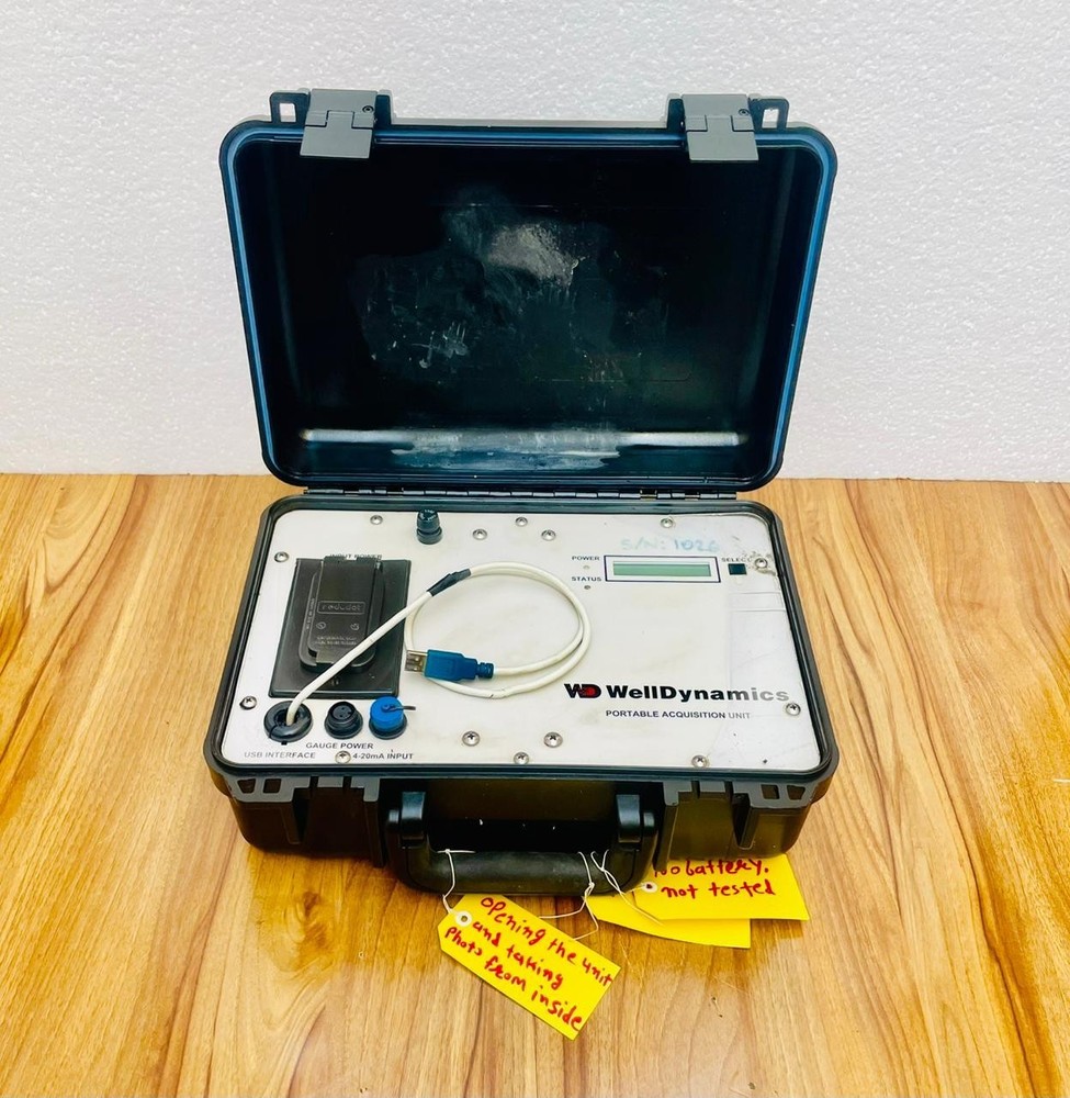 WellDynamics Portable Surface Data Acquisition System #No Tested & No Battery