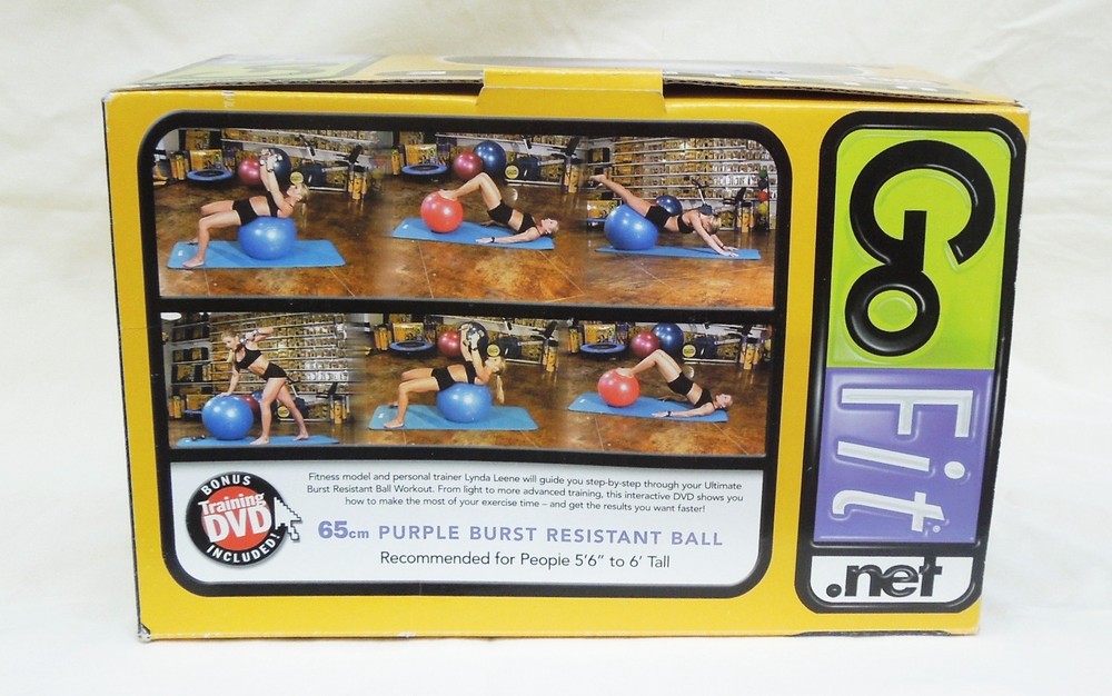 GoFit 65cm Core Stability Pilates & Yoga Ball