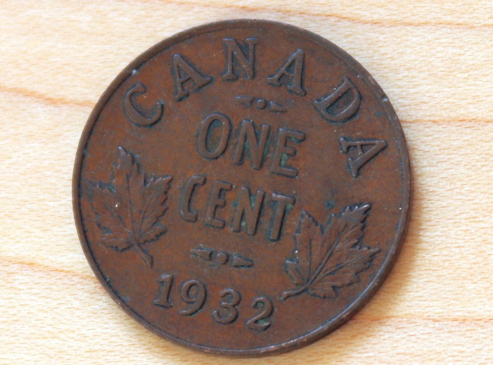 1932 Canada 1 Cent George V