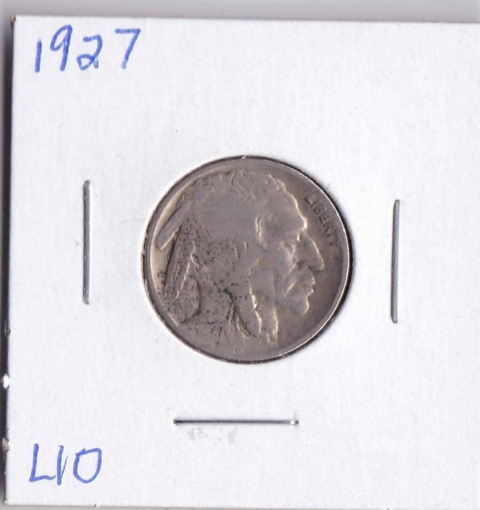 1927 Buffalo Nickel L10