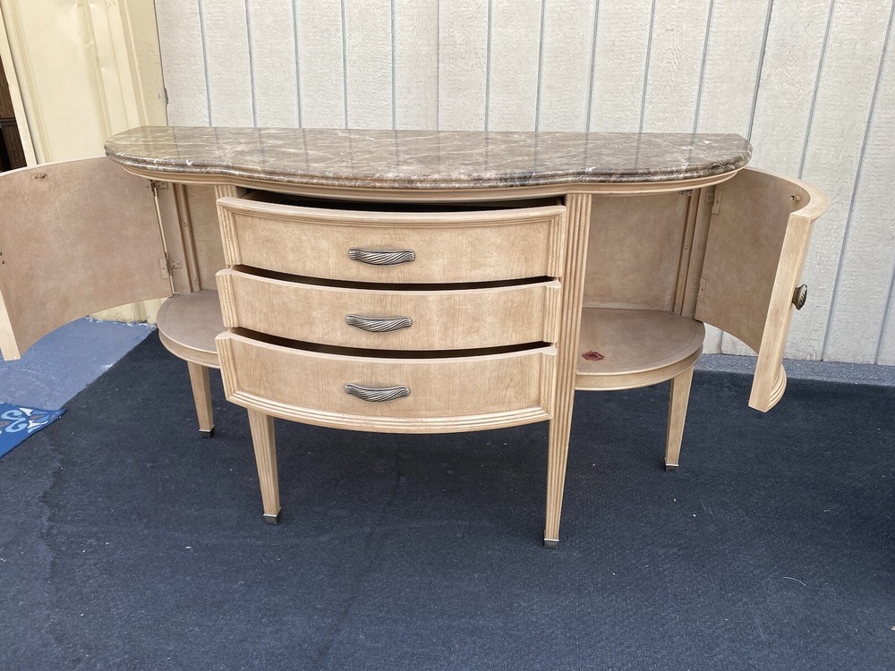 64646 Bernhardt Marble Top Server Sideboard Buffet