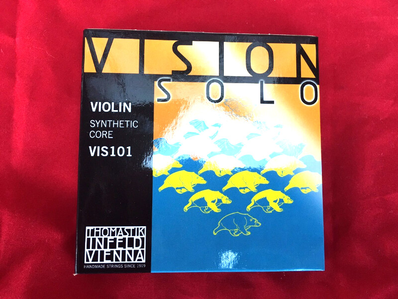 Thomastik Vision Solo Violin String Set / Silver D 4/4 Ship fast!