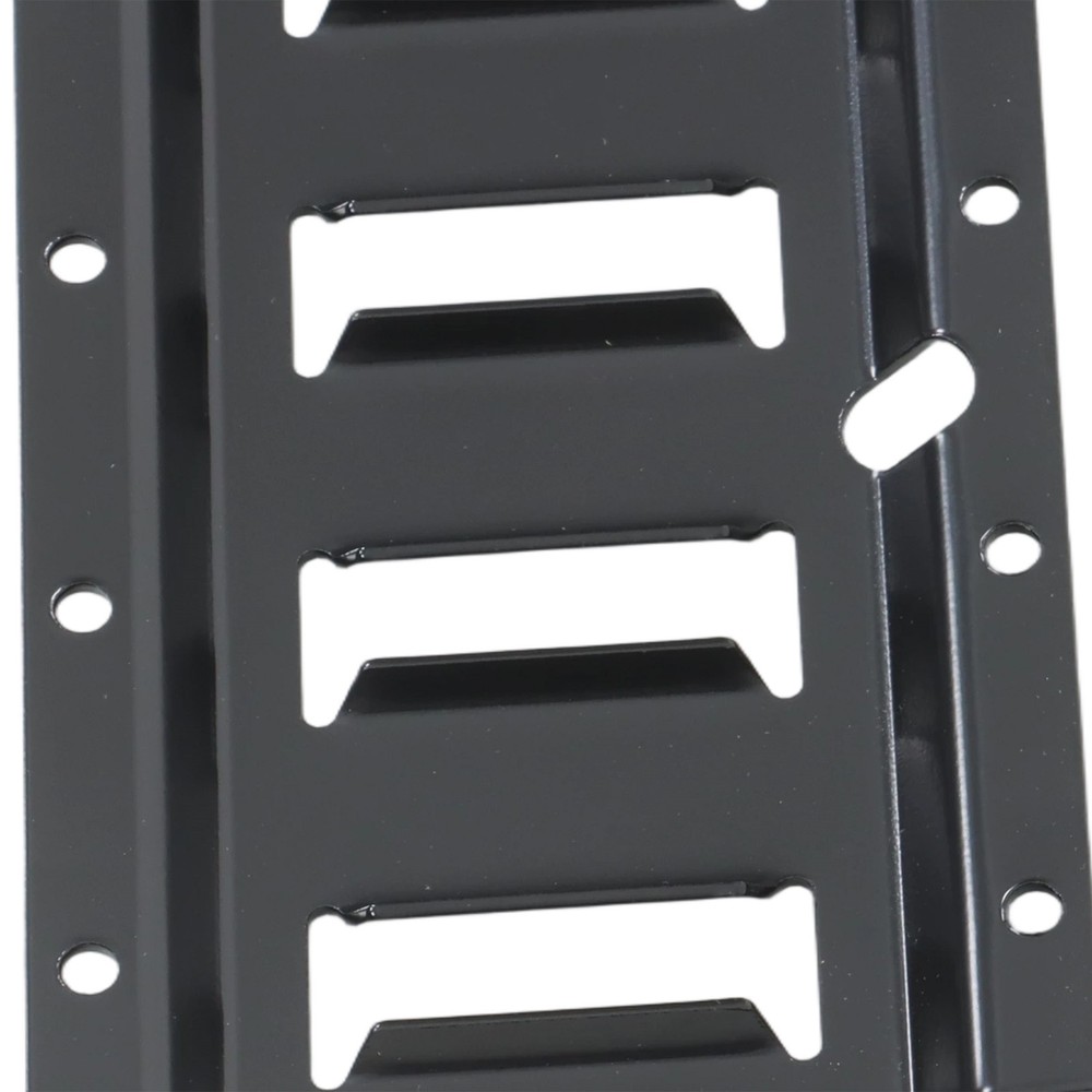 Labwork 8 Pack 4' E Track Tie Down Rail For Garages Vans Galvanized Steel Black