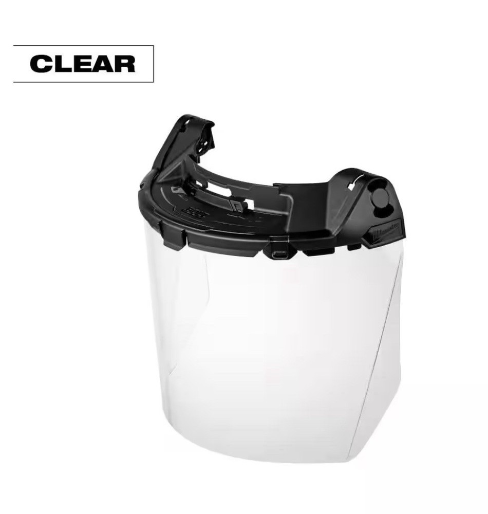 Milwaukee BOLT Clear Uncoated Lens Task Full Face Shield (2 Pack)