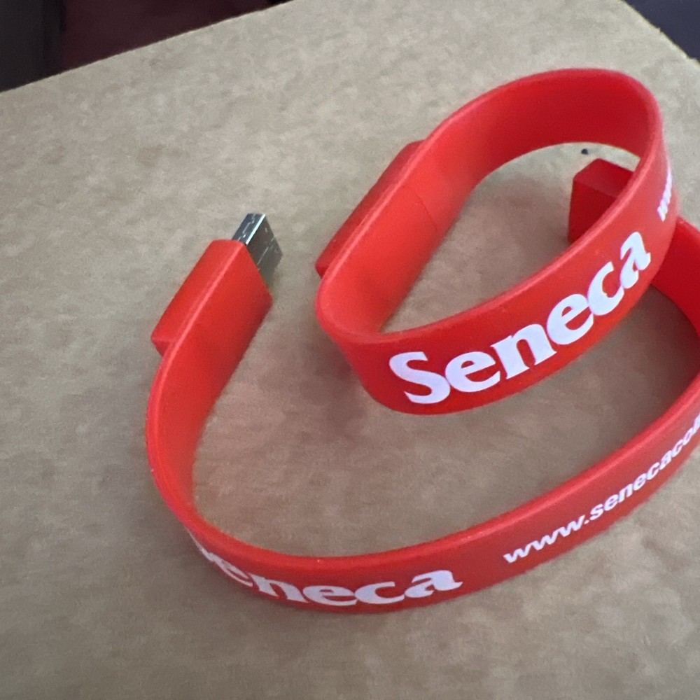 Red Wristband USB Flash Memory Drive Two