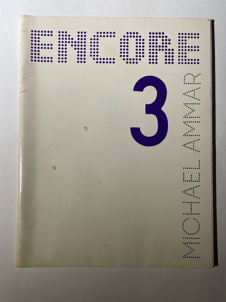 Encore 3 Michael Ammar - Magic Book Sleight of Hand