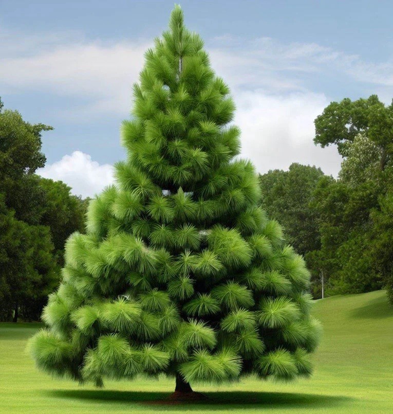2 live VIRGINIA pine trees 2-3 Ft Fast Growing Evergreen!