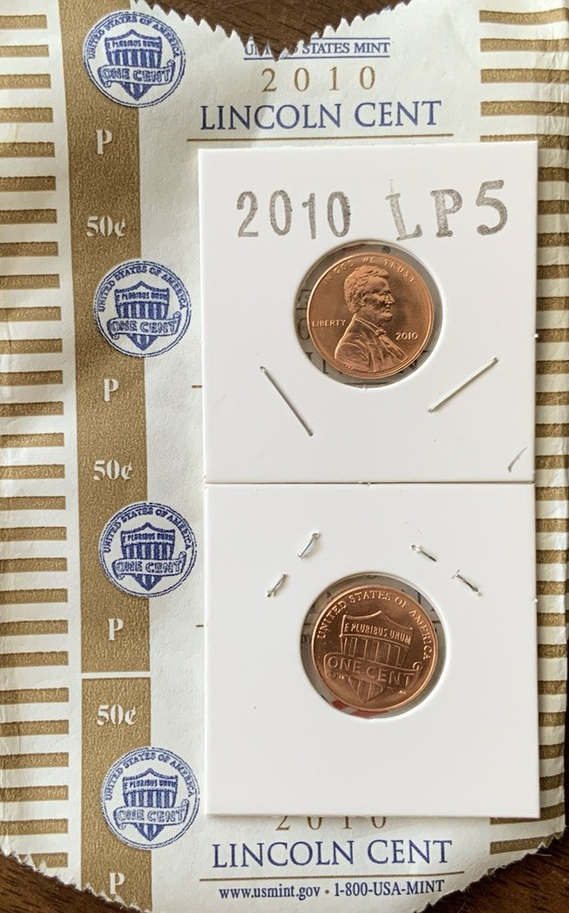 2010 FIRST SHIELD CENT PENNY [2 COIN SET P & D] w. FLIP UNC From USMINT Roll