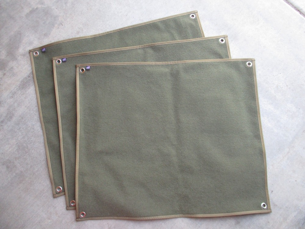 Tactical Morale Patch MilSpec Ranger Green Tan USA Made Velcro® Loop Panel 24x29