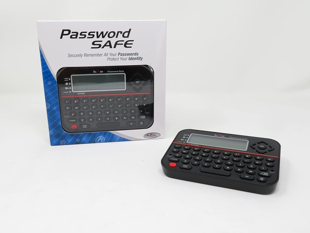 Deluxe Touchscreen Password Keeper - Auto-Lock Security for Up to 400 Accounts