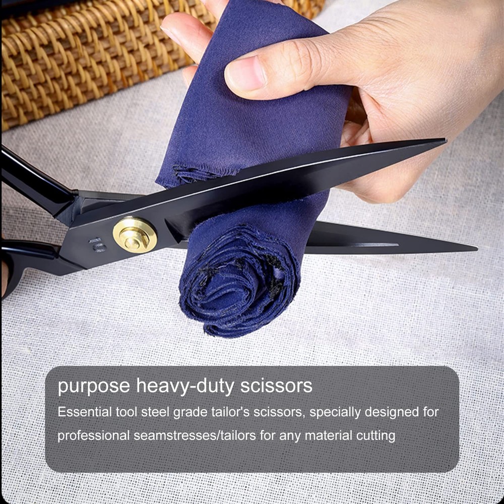 Premium Fabric Scissors Heavy Duty, Sharp All Purpose Scissors For Office Cra...