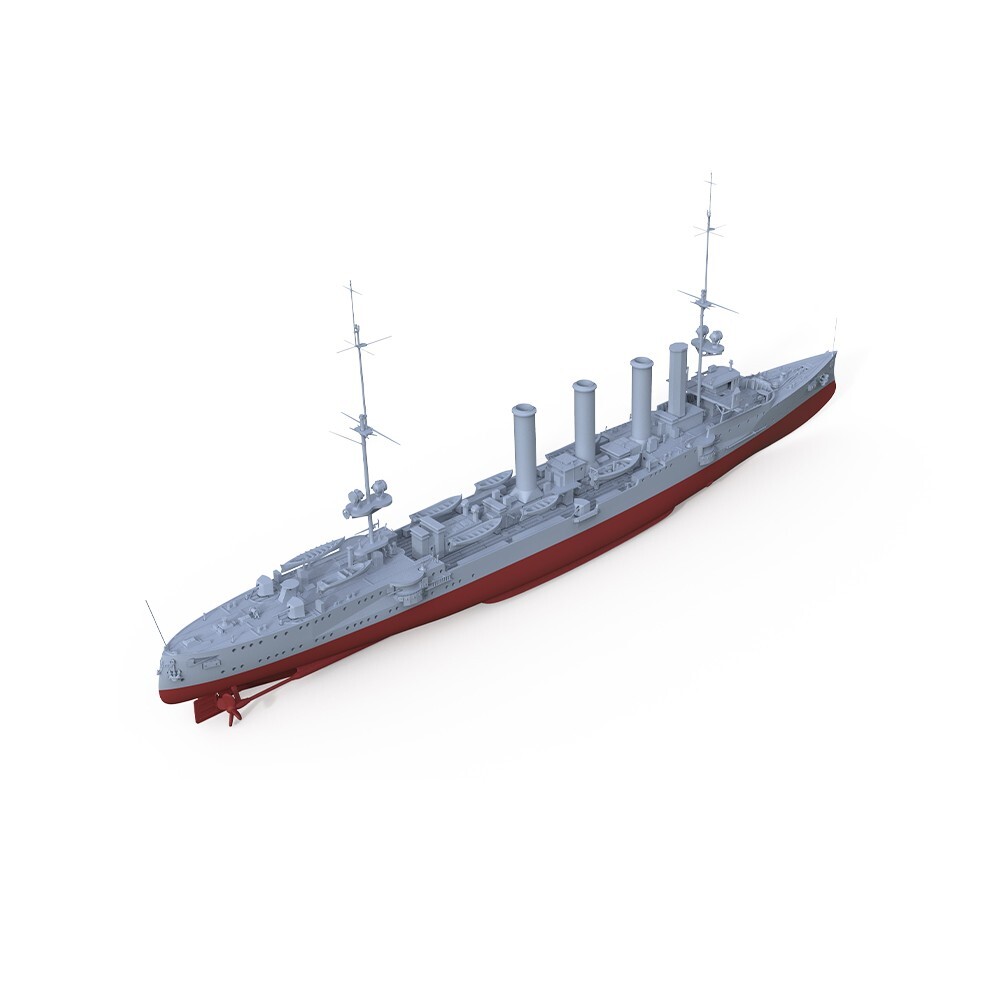 1/600 Model Kit SMS Dresden Light Cruiser Full Hull