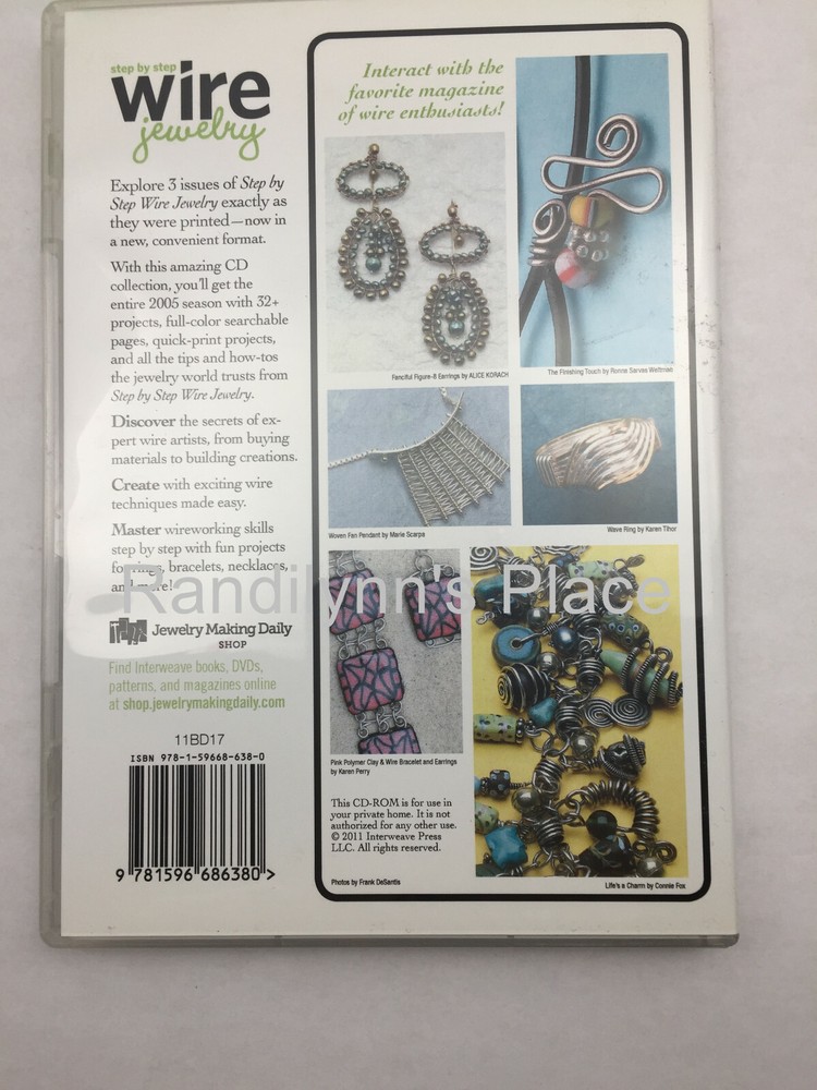Step by Step Wire Jewelry 2005 Collection CD 3 Issues - NEW in SHRINK WRAP