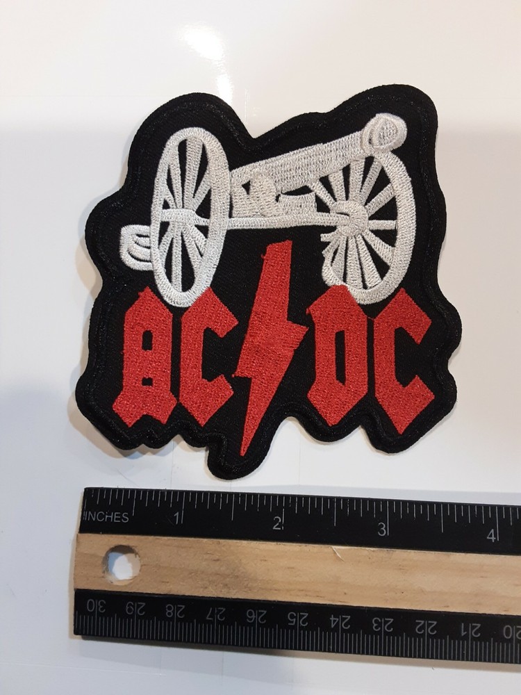 AC/DC EMBROIDERED IRON ON PATCH