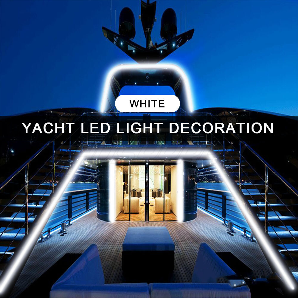 NEW Waterproof RV Exterior Awning strip Lights, RV Outdoor Lights16.4FT 12V