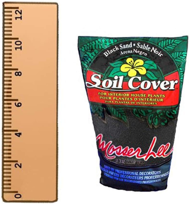 Black Sand Soil Cover, 5 Lb.