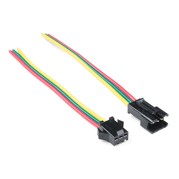 [ SparkFun CAB-14575 ] LED Strip Pigtail Connector (3-pin)