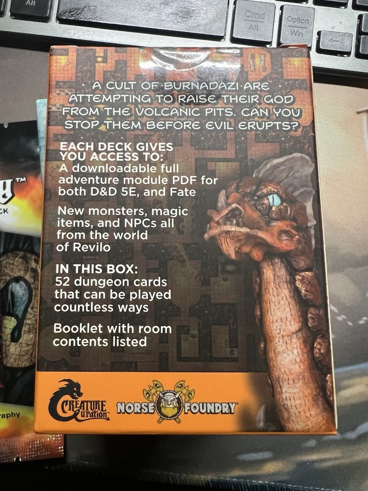 Creature Curation RPG Atmar's Cardography Bundle 1-5 and Dead Ends Booster Pack