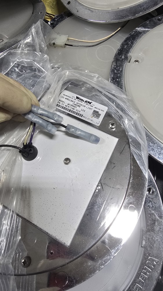 WHELEN Led Ambulance Interior Light Chrome 12 V