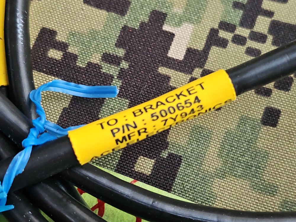 Military Cable ACE ELECTRONICS EPC 500654 7Y943 BRACKET Amphenol