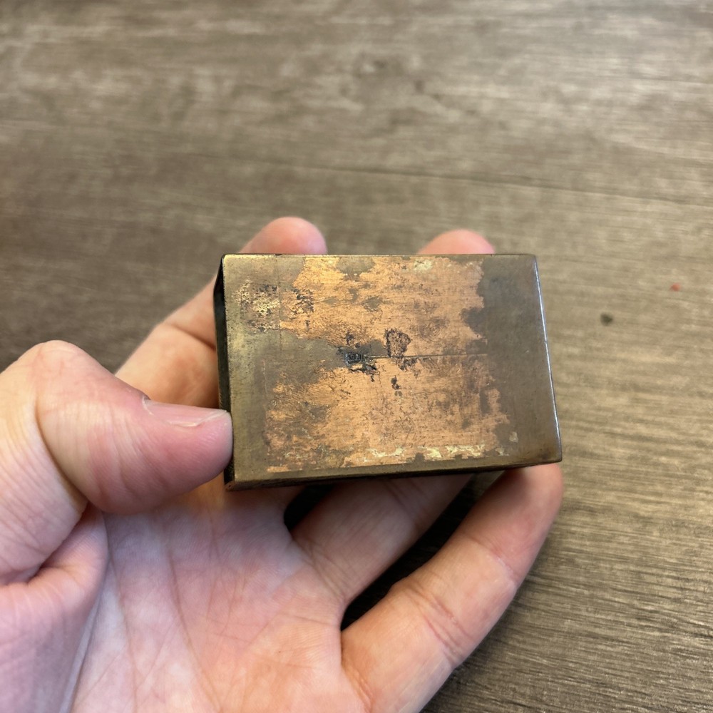 Vintage Jade & Enamel Match Box