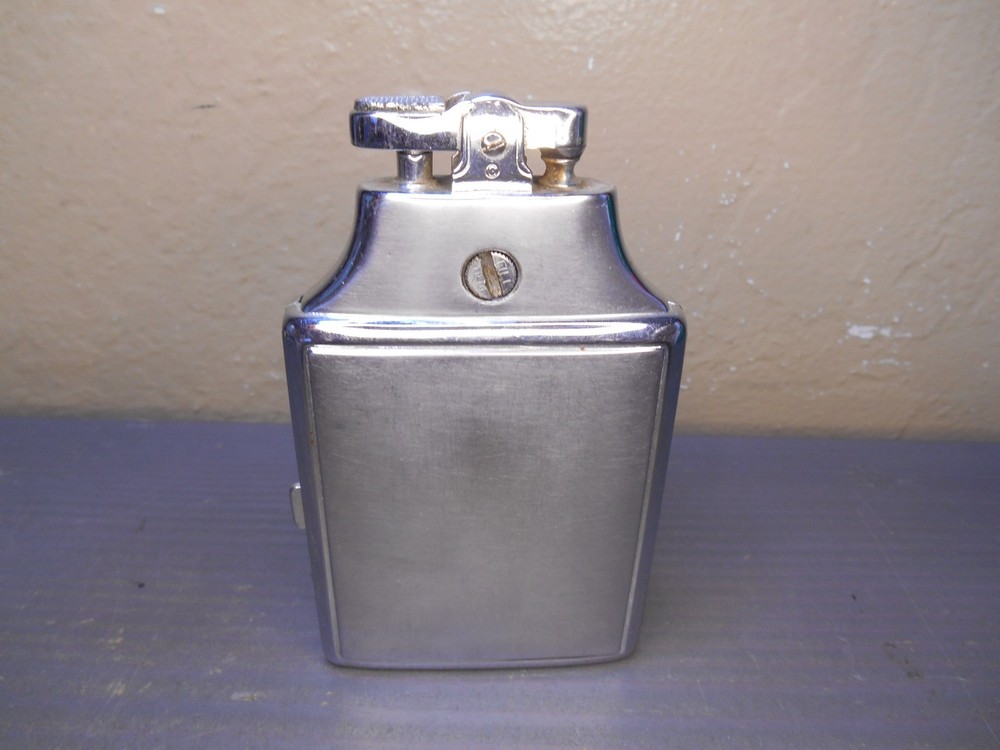 Ronson Mastercase Etched Silver Tone Cigarette Lighter Monogram RJD