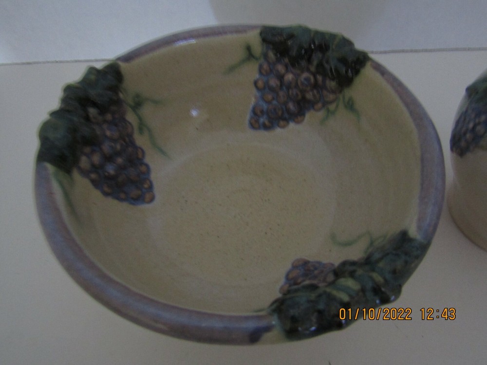 Pitcher and bowl, Quyle Kilns Pottery,