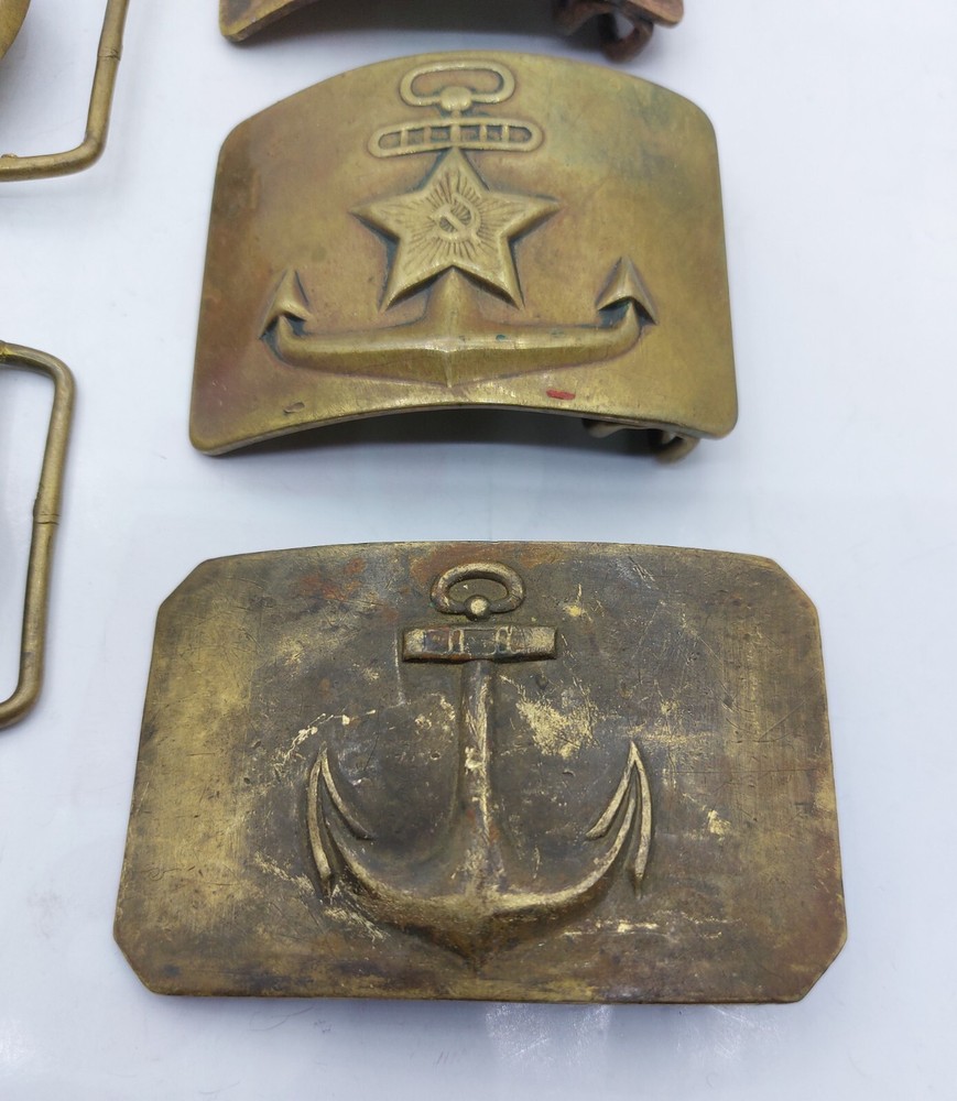 USSR military belt buckles