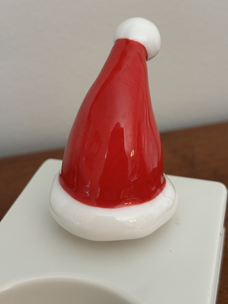 Nora Fleming Santa Stops Here Santa Hat Mini Platter Charm A43