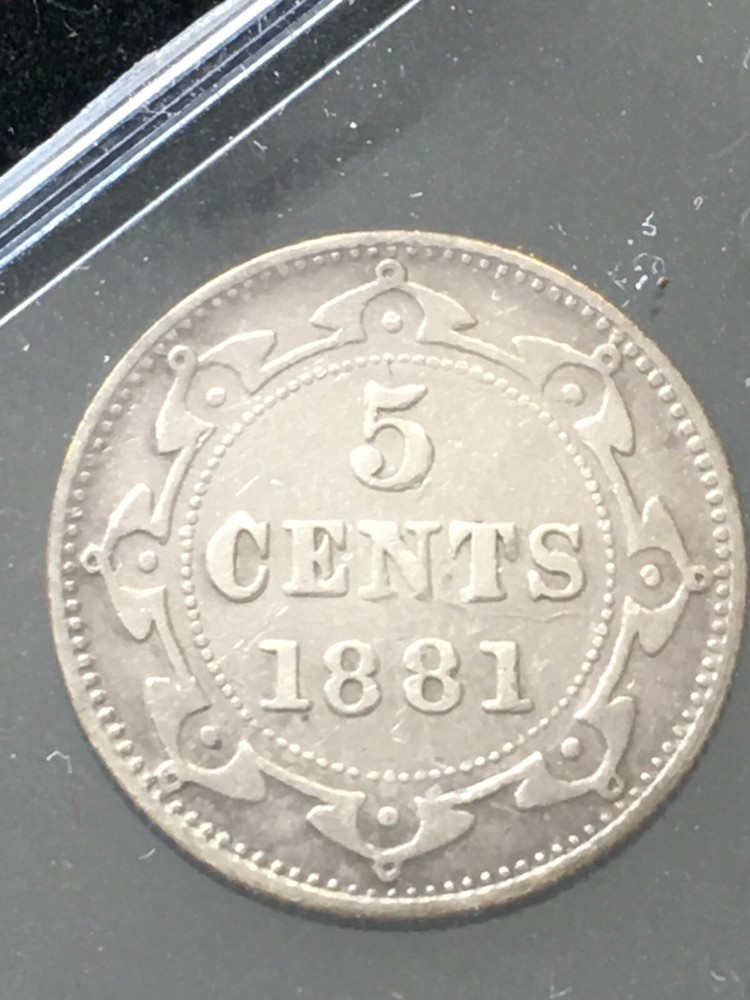 1881 CCCS Graded Newfoundland 20 Cent, **VF-20 Scratch**