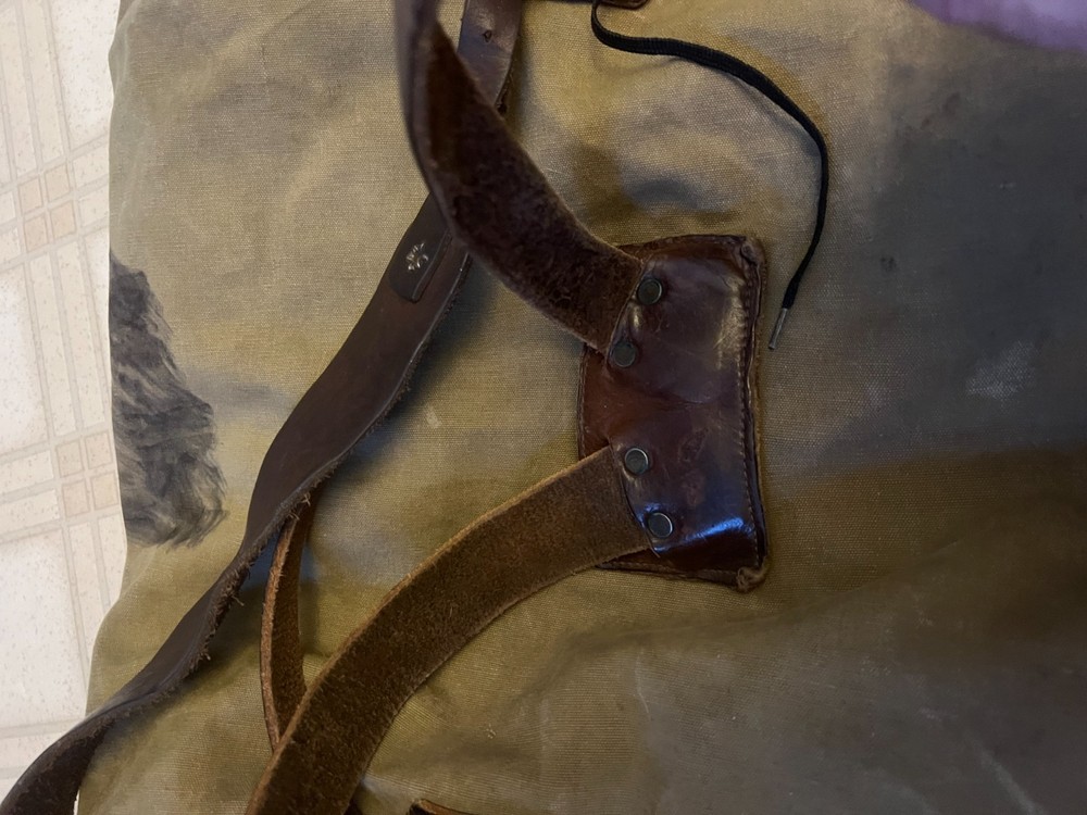 vintage Woods Canada canvas rucksack