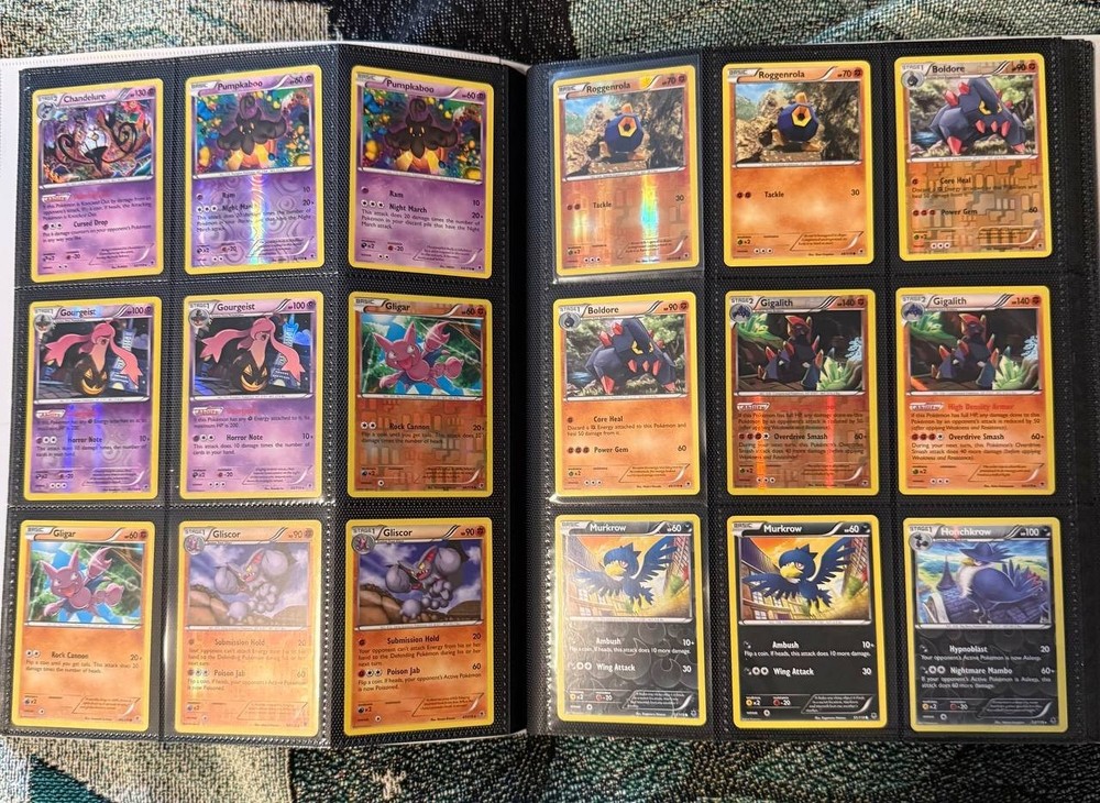 Pokemon 2014 XY Phantom Forces near-master set binder