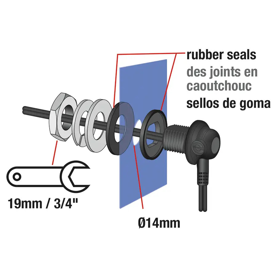 OptiMate Tank Bag Adapter SAE To DC 2.5mm Plug