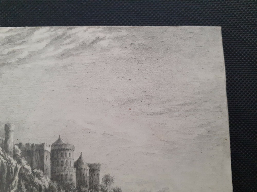 c1830s Romantic Castle overlooking lake