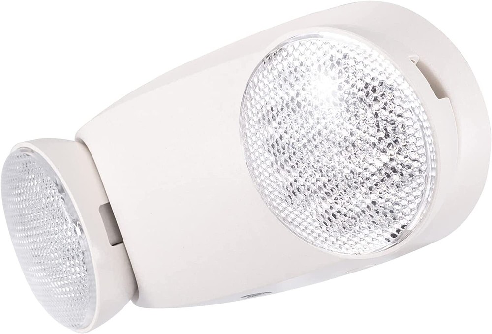 LED Emergency Exit Light Adjustable 2 Round Head With Battery Back-up UL 924