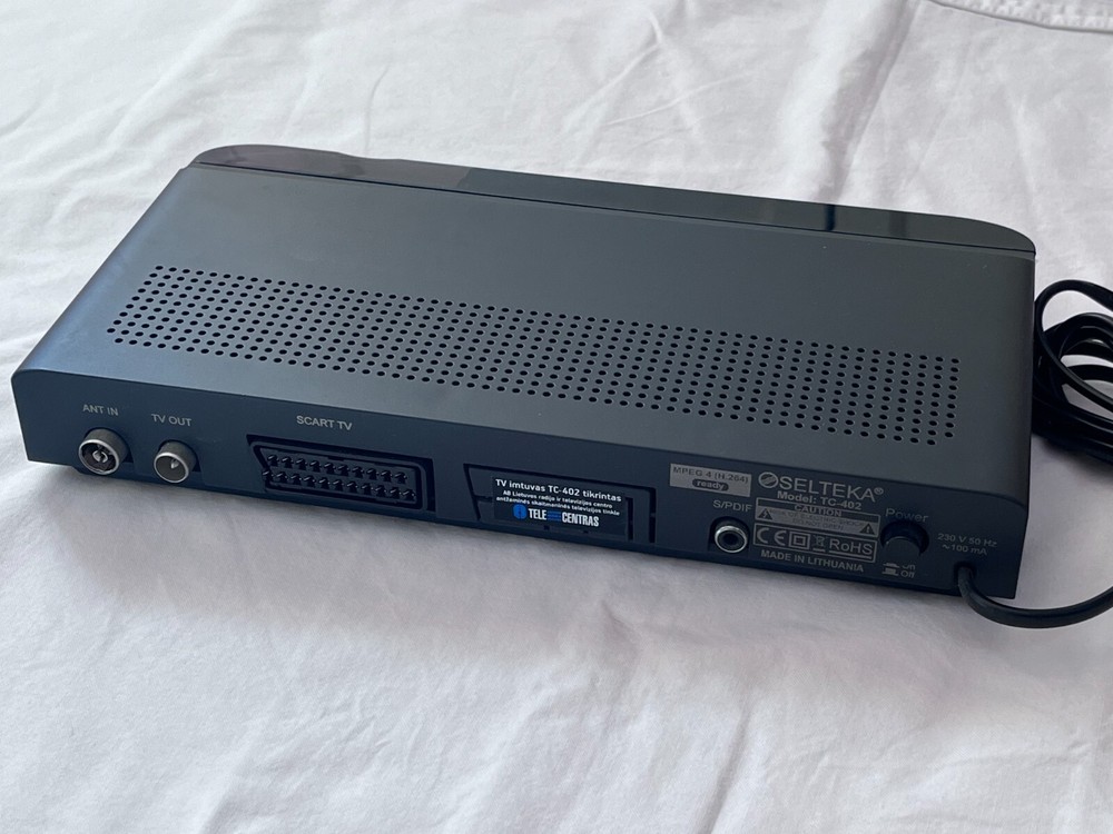 SELTEKA TC-402 Digital Terrestrial Receiver Box USB MPEG 4 (H.264) ready