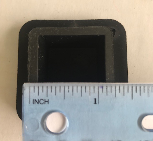 1 1/4" PLAIN Trailer Hitch Receiver Cover Plug