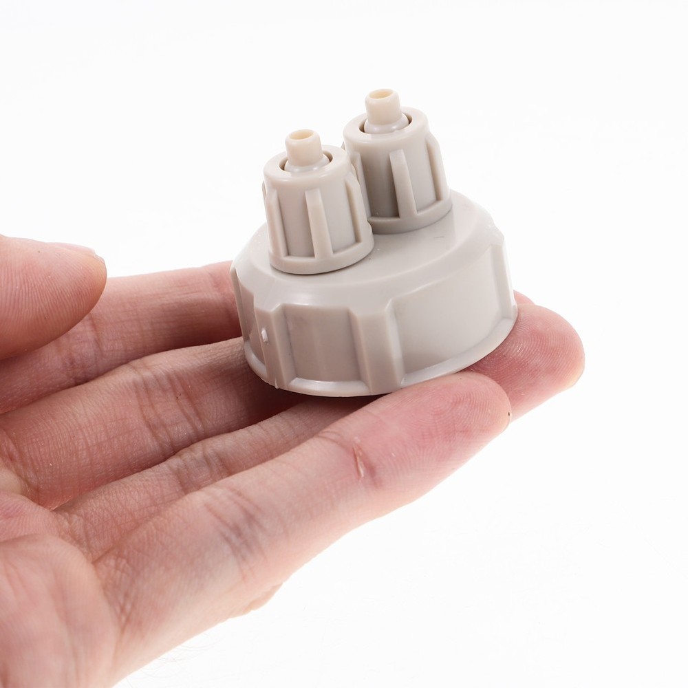 2 Pcs Dioxide System Aquarium Carbon Diffuser Bottle Fish Tank Cap