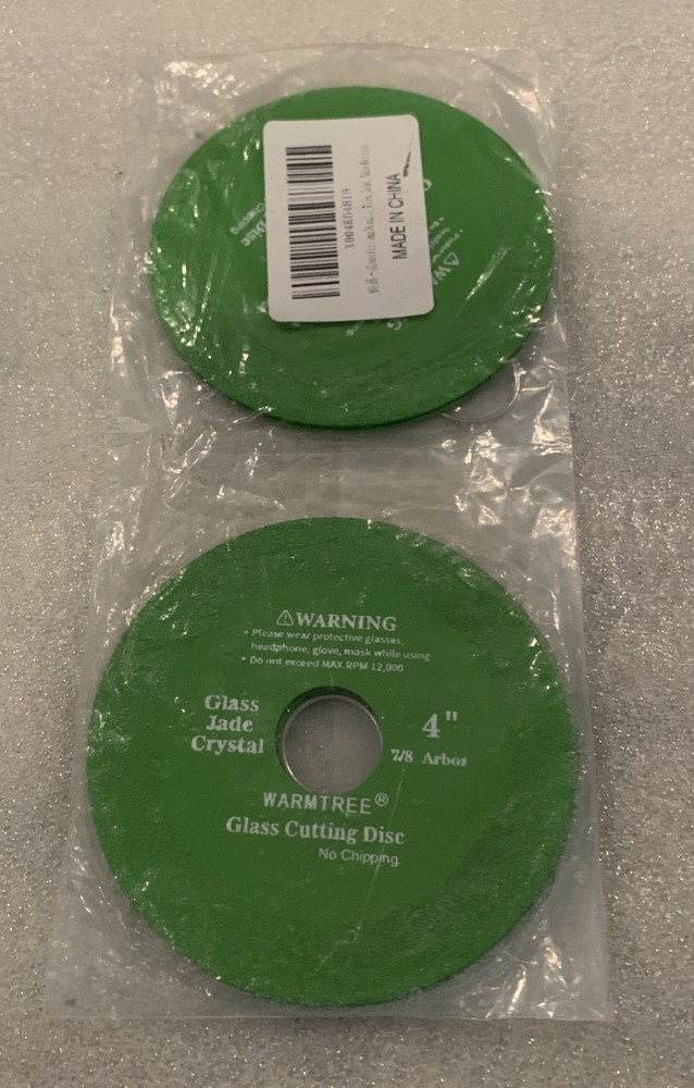 5 Pcs Glass Cutting Disc for Angle Grinder, 4” X 7/8”Ceramic Tile Cutter Blade