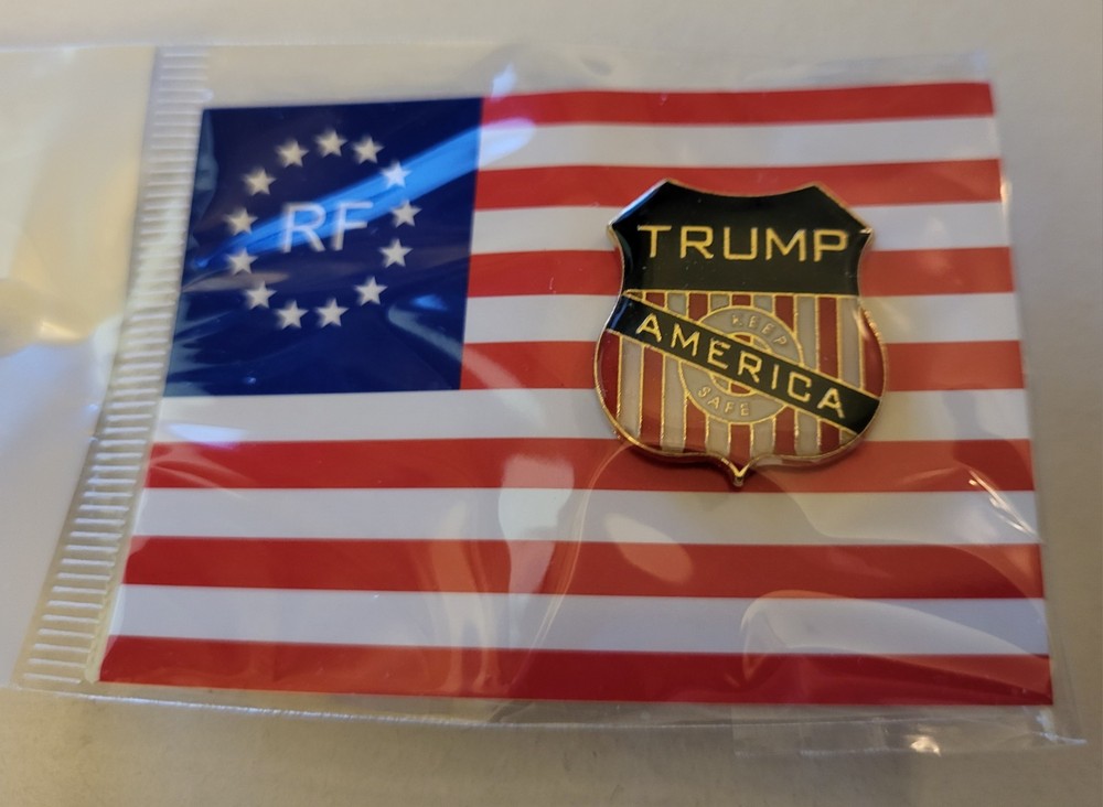 Trump Keep America Safe lapel pin