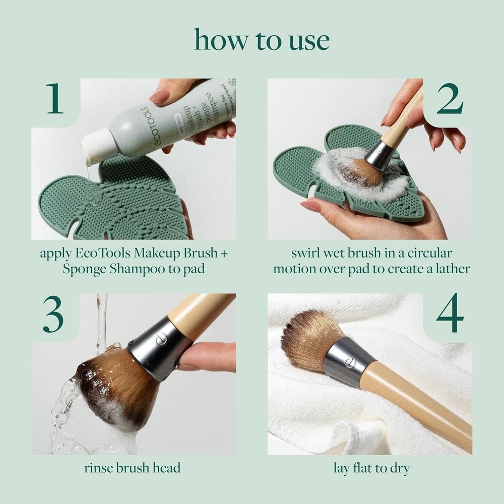 Makeup Brush Cleansing Pad, Brush Cleaner Mat For Deep Cleaning Tools