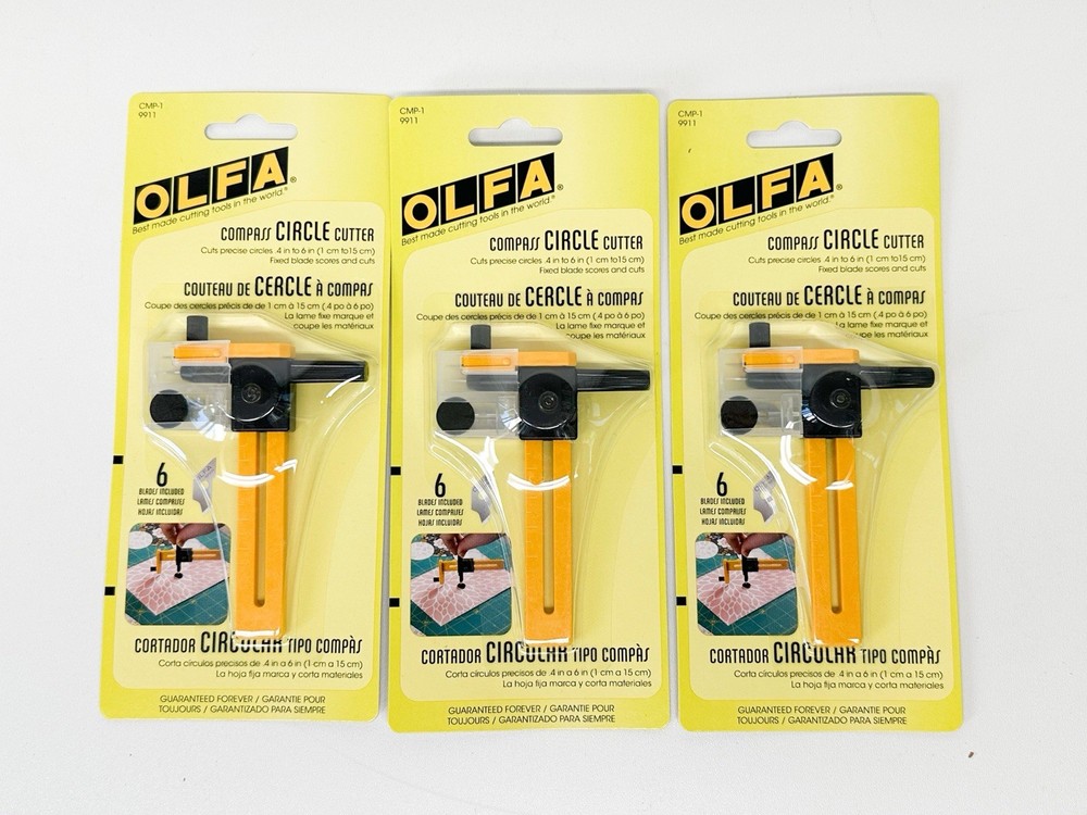 (3) Olfa CMP1 Compass Cutter