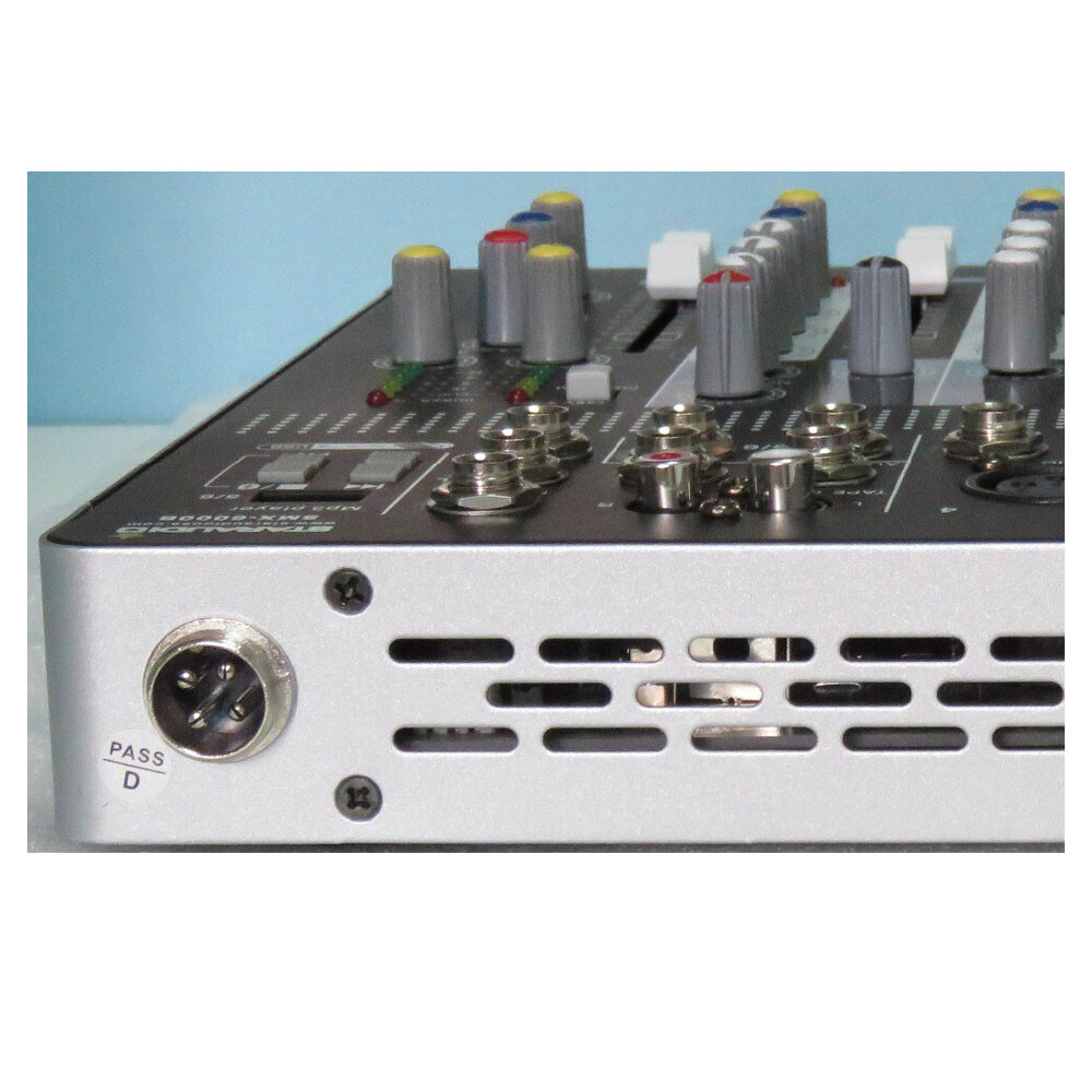 6CH Audio Sound Mixer Function Recording Mixing Console Effects Bluetooth DJ Mix