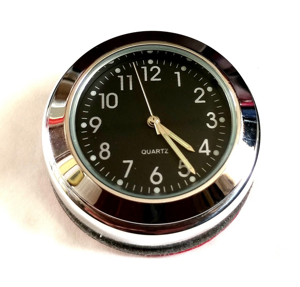 British Made Enfield Interceptor & Continental Stem Nut Cover & Black Clock