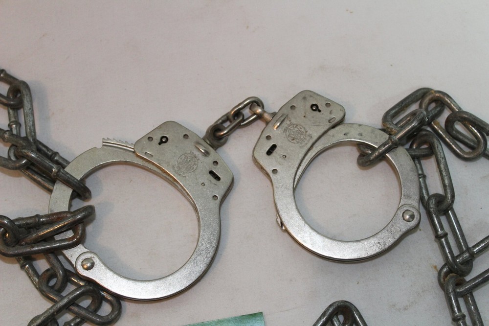 Pair Of Smith & Wesson Handcuffs & Chains