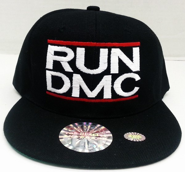 RUN DMC SNAPBACK SNAP BACK CAP HAT ***RUN DMC*** RUN DMC BLACK
